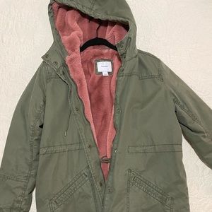Old Navy Faux Fur lined Coat